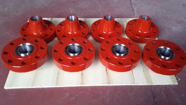 Alloy Steel Wellhead RTJ Weld Neck Flanges / Flanged Spool Adapter 2 1/16&quot;