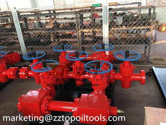 API Skid Mounted Kill Choke Manifold Assembly For Sour Gas Well  4-1/16&quot;