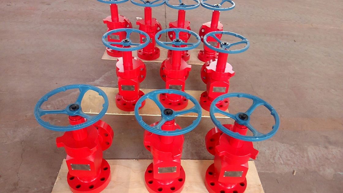 Anti Rust Wellhead Xmas Tree Valve / API 6A Welded Oil And Gas Choke Valve