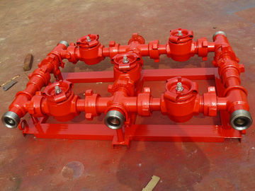 Durable Well Pressure Test Manifold 3&quot; 10000psi For Oil Well Flow Control