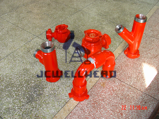 API Elbows Wellhead Integral Fittings With Union Y Type Lateral